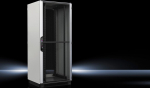 Rittal VX IT - Schrank Netzwerkschrank - preconfigured - Silber, RAL 7035, RAL 9005 - 42HE - 48.3 cm (19")