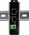 Exsys Ethernet PoE Gigabit Injector 12V bis 24V Terminal Block with.Netz - Kabel