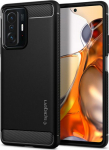 Kaitse&uuml;mbris Rugged Armor, Xiaomi 11T / 11T Pro, must, Spigen