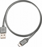 Cable USB SilverStone USB-A - USB-C 1 m Szary (52028)