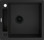 Sink Deante MAGNETIC - magnetic granite 1-ventricular Black (ZRM N103)