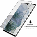 Kaitseklaas Samsung Galaxy S22 Ultra 5G, &uuml;mbrises&otilde;bralik, musta &auml;&auml;rega, PanzerGlass