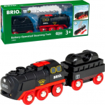 BRIO 33884 - Battery operated steaming steam train