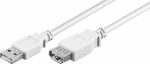 Wentronic Kabel USB Goobay USB-A - USB-A 5 m White (JAB-1521973)
