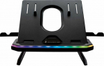 Surefire Portus laptop stand X1 pod notebook RGB czarna