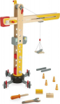 Janod Large Wooden Crane For Folding With Tools