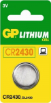 GP Batteries LITHIUM CELL 3V 280MAH 24.5 x 3.0mm