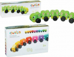Cubika Rainbow wooden caterpillar MIX