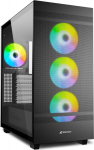 Sharkoon Geh&auml;use Rebel C50 RGB ATX 1xGlas schwarz