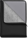 Woolnut Coated Folio - protective pocket 16" MacBook Pro, black