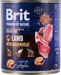 BRIT Premium by Nature Lamb with Buckwheat - Wet dog food - 800 g
