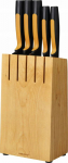 Fiskars Set of knives in a wooden block Functional Form 5 szt. (1062927)