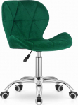 Leobert AVOLA velvet swivel chair - green