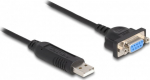 DELOCK USB 2.0 > Seriell RS-232 Adapter D-Sub 9 Buchse 50cm