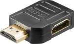Wentronic Adapter HDMI (M) - (F), 8K@60Hz, Angled Adapter 90&deg; right, black