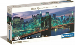 Clementoni Puzzle 1000 elements of Compact Panorama New York Brooklyn Bridge