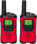 Alecto Walkie Talkie Set of 2 for Kids, range 7 km, red/black