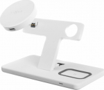 FIXED.zone FIXMPOS-WH - Qi charger MagSafe 15 W 3 in 1 for Apple white