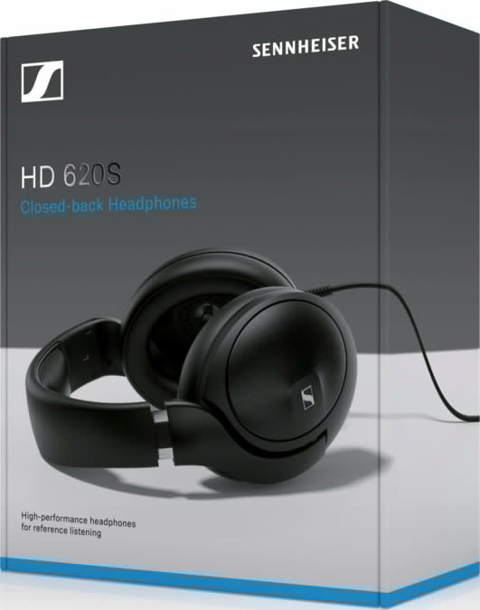 Sennheiser HD 620 S Wired Headphones Sort