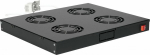 Equip 19" Fans for server cabinets/4xL&uuml;fter 1U RAL9005