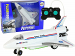 LeanToys Remote Control Jet White
