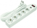 EXD Extension cord 5m, 5 sockets, 2xUSB, with switch