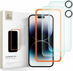 Tech-Protect TEMPERED GLASS TECH-PROTECT SUPREME SET 3-PACK IPHONE 16 CLEAR