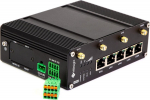 Milesight IoT Industrial Cellular Router UR35-L04EU-G-P-W 3G 4G Wi-Fi PoE - Router - WLAN