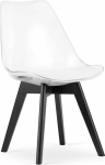 Leobert Krzesło MARK - Transparent / black legs x 1