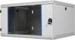 BKT Elektronik Wall mount cabinet single section, 4U, 600/400/240 width/depth/height mm, RAL 7035 ( welded construction - capacity 50kg )
