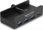 Delock Hub - 5 Gbps, 4 port, with locking screw