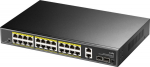 Cudy GS1026PS2 network links Not managed Gigabit Ethernet (10/100/1000) Staff PoE Czarny