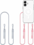 Tech Protect FlexAir Chain Magsafe do iPhone 16 szary/pink