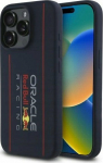 Red Bull RBHMP15L24SIOLRV iPhone 15 Pro 6.1'' Hard Case Navy Silicone Vertical Logo MagSafe