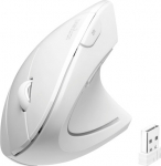 Perixx PERIMICE-713 N W ergonomic Maus Funk Weiss - Mouse - 1.000 dpi