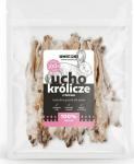 UNISZKI Rabbit ear with fur - treat for dogs - 20 pieces