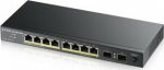 ZYXEL COMMUNICATIONS A/S ZYXEL GS1100-10HPV2, UNMANAGED POE 8X GIGABIT, 2X FIBER UPLINK, 130 WATT POE (5Y WARRANTY)