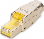 Digitus Modular plug RJ45 kat.6A, PoE++, 10GbE, STP, Shielded, toolless, twisted, metal, AWG 22-27, linka/wire
