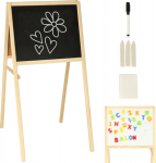 RoGer Double-sided magnetic wooden board + educational accessories