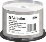 1x50 Verbatim DVD-R 4.7GB 16x Wide glossy waterproof print