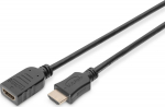 Digitus | HDMI High Speed extension cable | AK-330201-050-S | Type A M/F HDMI Female (type A) | HDMI Male (type A)