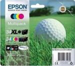 EPS Epson 34XL - 4er-Pack - XL - Schwarz, Gelb, Cyan, Magenta - original - Blister with RF- / acoustic Alarmsignal - Ink Cartridge - f&uuml;r WorkForce Pro WF-3720DWF, WF-3725DWF (C13T34794020)