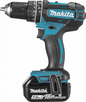 Makita DHP482RTJ 18V 2x Akku Cordless Combi Drill
