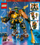 LEGO Ninjago Lloydi ja Arini ninjatiimi robotid