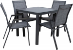 Garden furniture set DELGADO table and 4 chairs