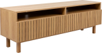 TV table SUNNY 150x40xH50cm, melamine oak