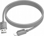 Kabel USB A do Lightning Hoco 2.4A 1 m X113 szary