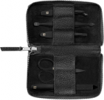Zwilling Manicure Set Leather 5-pc Black