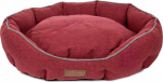 Pets Collection Dogs bed, red, szare, 57*52*18cm