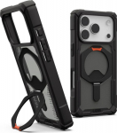 Kaitse&uuml;mbris Plasma XTE, Apple iPhone 17 Pro, must/oranž, MagSafe &uuml;hilduv, tugijalaga, Urban Armor Gear (UAG)